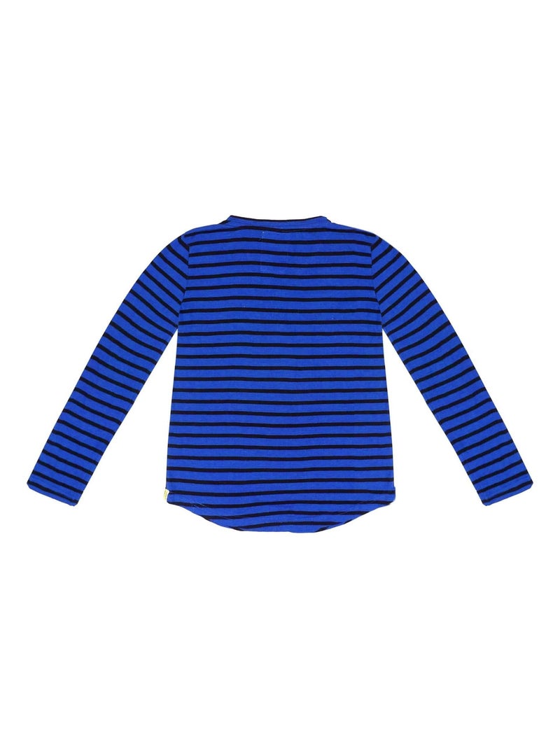 T-shirt Manches Longues   Rayures   ELVIS - La Faute à Voltaire Bleu Bleu marine - Kiabi
