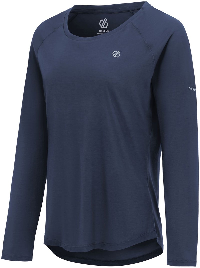 T-shirt manches longues serenity - dare 2b Bleu marine - Kiabi