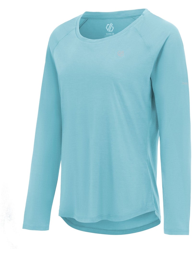 T-shirt manches longues serenity - dare 2b Gris Bleu - Kiabi