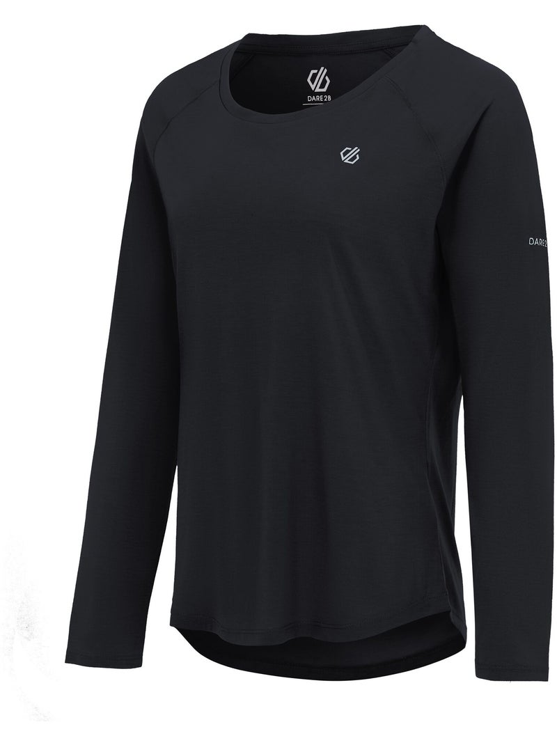 T-shirt manches longues serenity - dare 2b Noir - Kiabi
