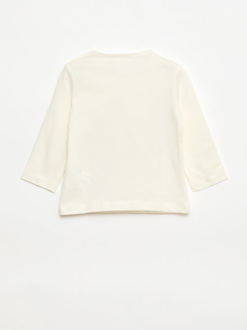 T-shirt manches longues 'Snoopy' - Kiabi