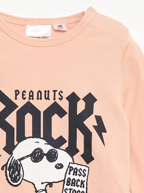 T-shirt manches longues 'Snoopy' - Kiabi