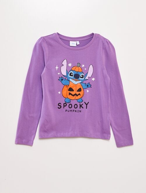 T-shirt manches longues 'Stitch' 'Disney' - Halloween - Kiabi