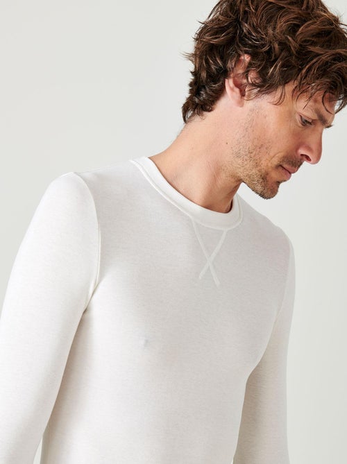 T-shirt manches longues Thermolactyl Sensitive - Damart - Kiabi