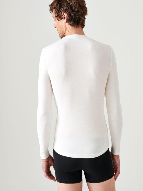 T-shirt manches longues Thermolactyl Sensitive - Damart - Kiabi