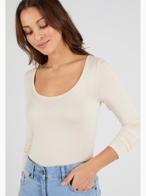 T-shirt manches longues Thermolactyl Sensitive thermique - Damart - Kiabi