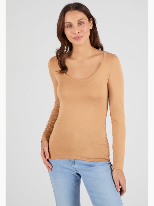 T-shirt manches longues Thermolactyl Sensitive thermique - Damart - Kiabi