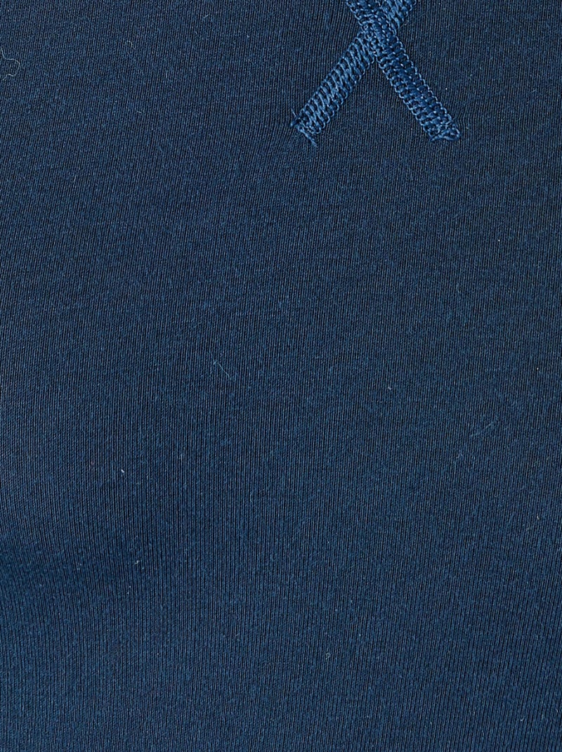 T-shirt manches longues Thermolactyl Sensitive thermique - Damart Bleu marine - Kiabi