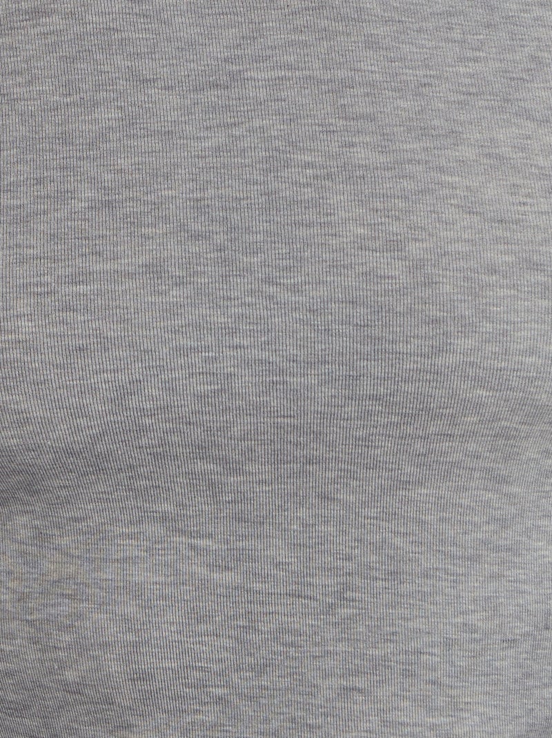 T-shirt manches longues Thermolactyl Sensitive thermique - Damart Gris chiné - Kiabi