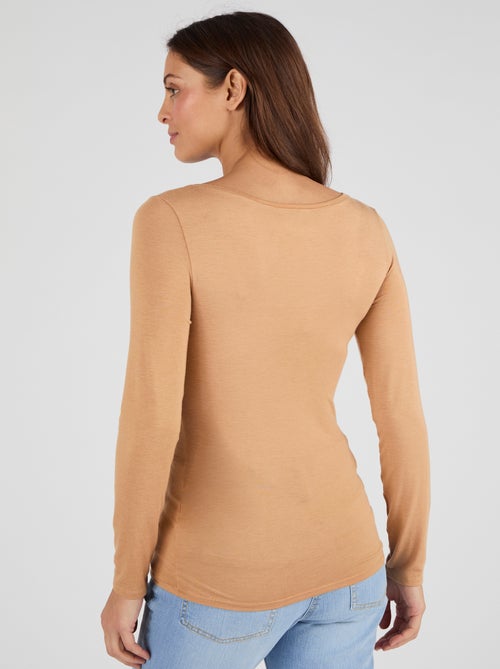 T-shirt manches longues Thermolactyl Sensitive thermique - Damart - Kiabi