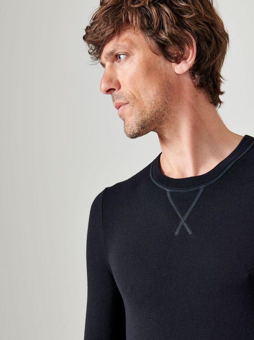 T-shirt manches longues Thermolactyl Sensitive thermique - Damart - Kiabi