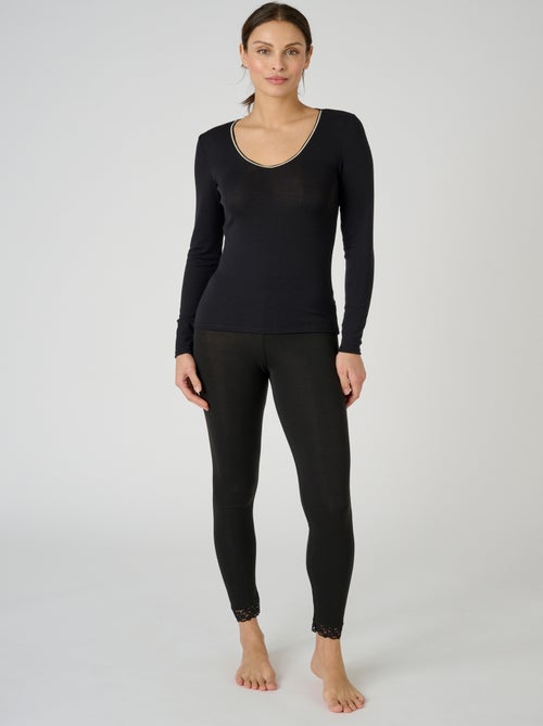 T-shirt manches longues Thermolactyl Sensitive thermique - Damart - Kiabi