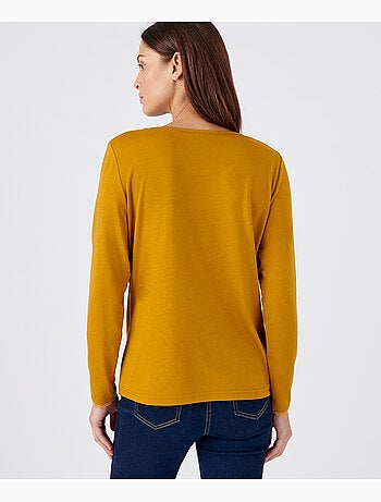 T-shirt manches longues Thermol'love tulle plumetis - Damart