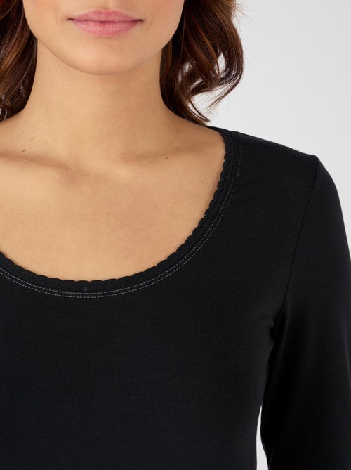 T-shirt manches longues thermorégulant Evolutyl - Damart - Kiabi