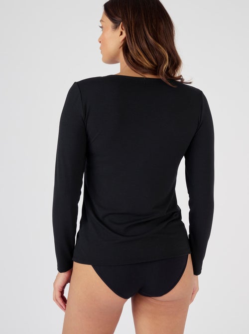 T-shirt manches longues thermorégulant Evolutyl - Damart - Kiabi