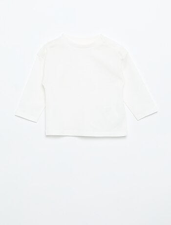 T-shirt manches longues uni