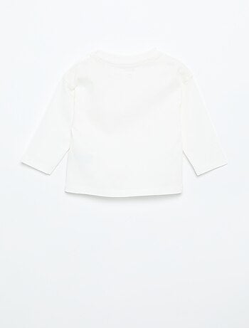 T-shirt manches longues uni