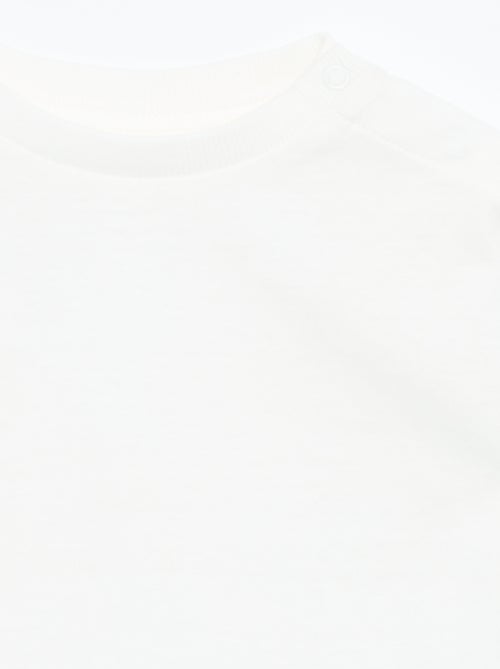 T-shirt manches longues uni - Kiabi