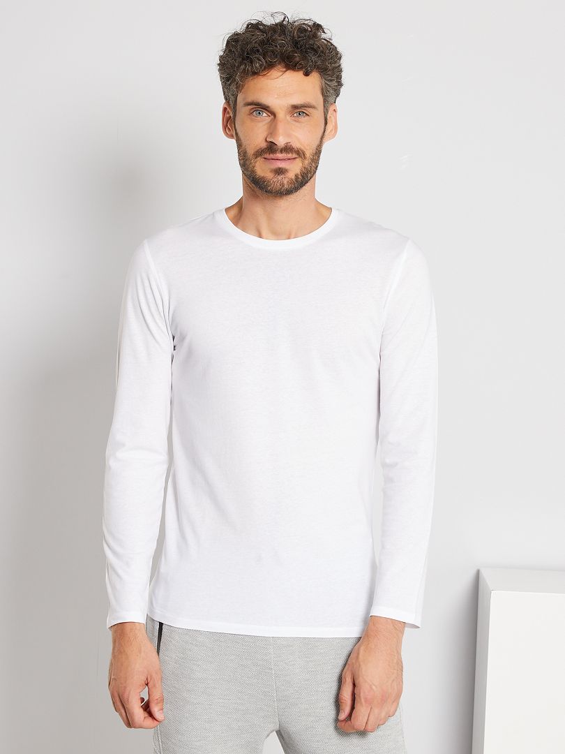 Tee shirt manches longues homme basic