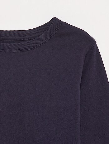 T-shirt manches longues uni