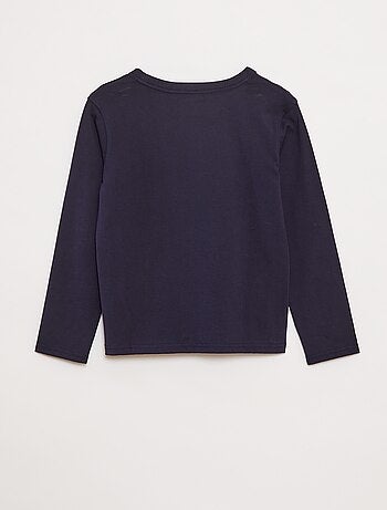 T-shirt manches longues uni