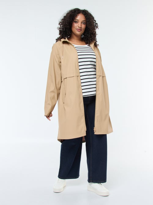 T-shirt manches longues uni en jersey - Kiabi