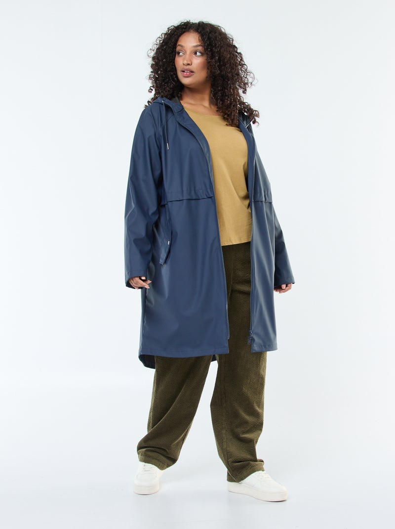 Perfashion Pull court rayé ample à manches longues pour femme, Gris clair-008, T- Petit