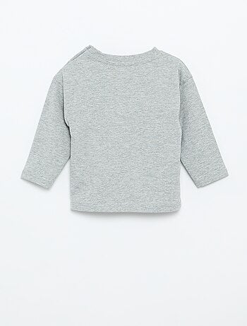 T-shirt manches longues uni
