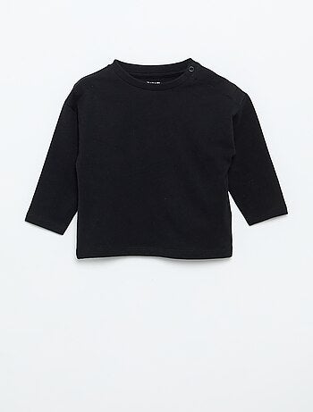 T-shirt manches longues uni