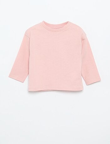 T-shirt manches longues uni
