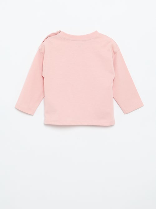T-shirt manches longues uni - Kiabi