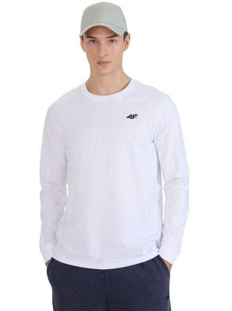 T-shirt manches longues wmm00tlonm432 - 4f Blanc - Kiabi