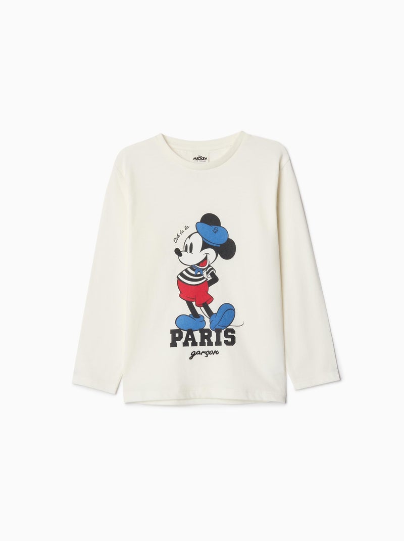 T-shirt manches longues, Disney , bébé garçon MO Fashion Blanc - Kiabi