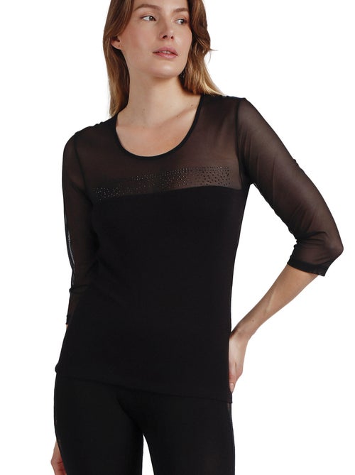 T-shirt manches mi-longues Piedras - Kiabi