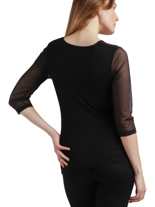 T-shirt manches mi-longues Piedras - Kiabi