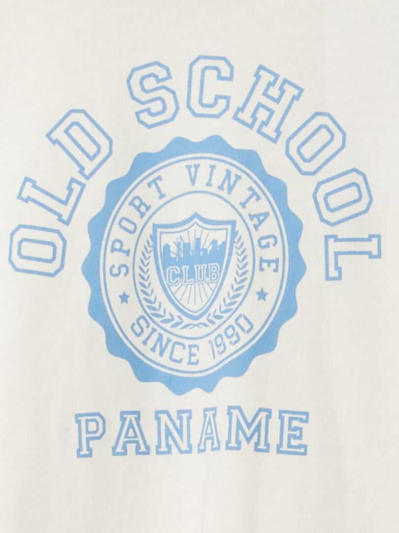 T-shirt manches raglan Vert - Kiabi