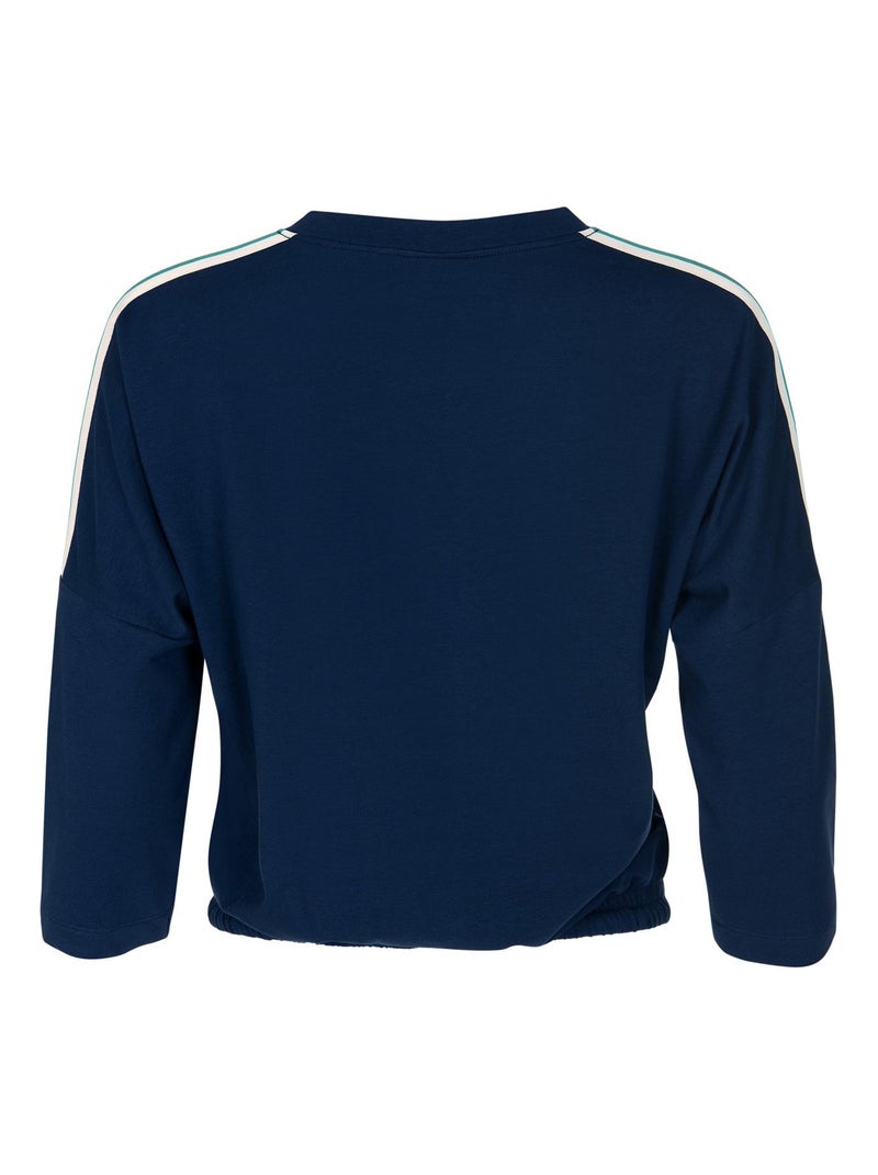 T-shirt manches trois-quarts Retromania Bleu - Kiabi