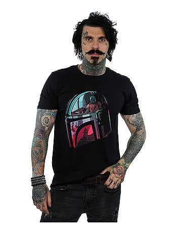 T-shirt mandalore helmet reflection - la guerre des étoiles: the mandalorian