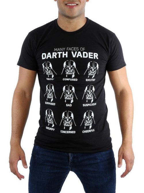 T-shirt many faces of darth vador - la guerre des étoiles (dark vador) - Kiabi T-shirt many faces of darth vador - la guerre des étoiles (dark vador) - Kiabi