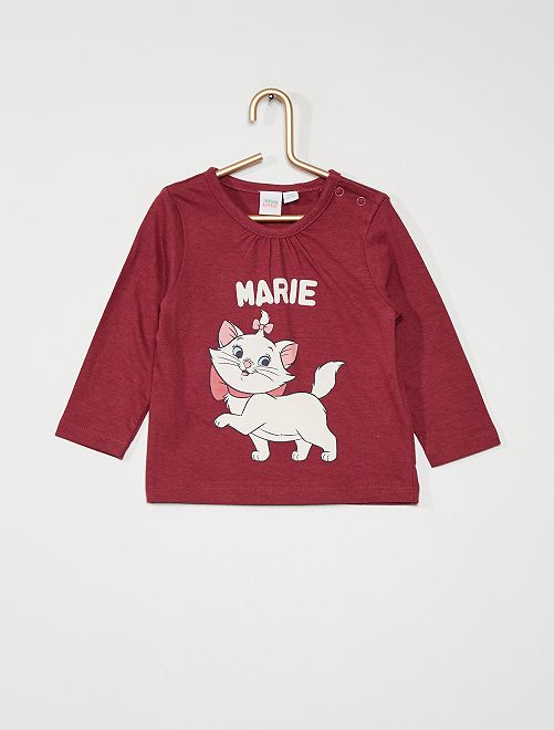 T-shirt 'Marie' de Disney                             bordeaux 
