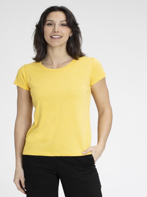 T-shirt Marine   Avec Col Rond | Gerard Pasquier - Kiabi