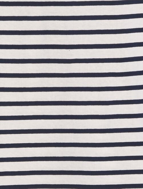 T-shirt marinière en coton - Kiabi