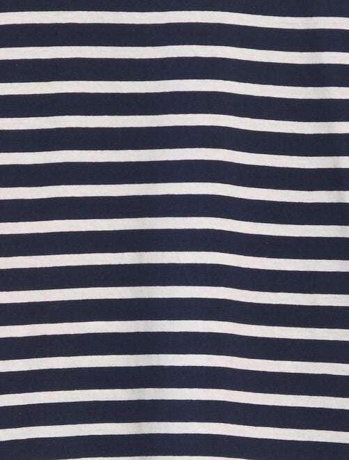 T-shirt marinière en coton - Kiabi