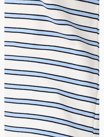 T-shirt marinière en mélange coton et modal - happy d. By damart