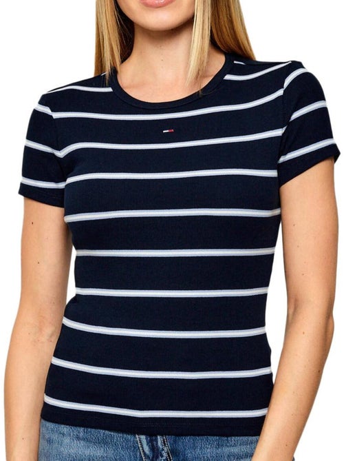 T-shirt Marinière Femme Tommy Jeans Slim Essential - Kiabi