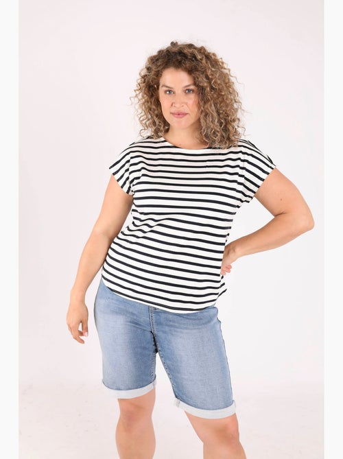 T-shirt marinière PAPRIKA - Kiabi