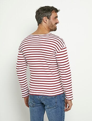 T-shirt marinière rayée manches longues