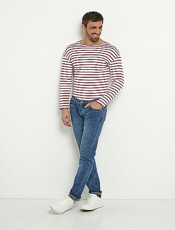 T-shirt marinière rayée manches longues