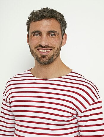 T-shirt marinière rayée manches longues