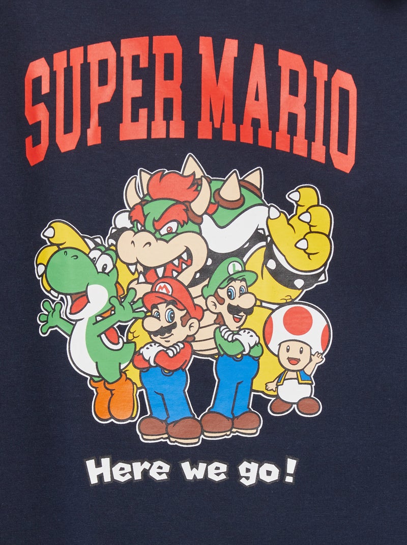 T-shirt 'Mario' - So Easy bleu marine - Kiabi
